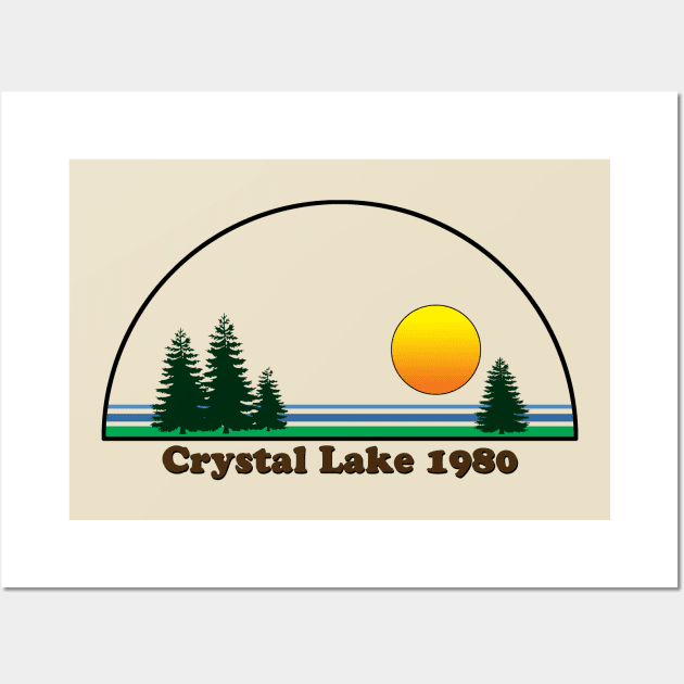 Crystal Lake 1980 Wall Art by GloopTrekker